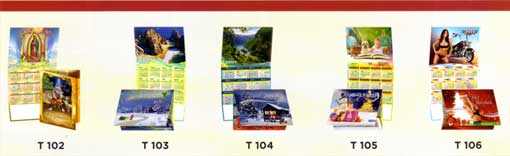 Calendarios de Pared con Varilla