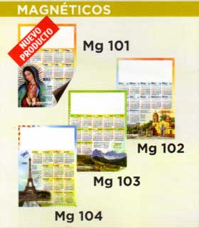 Calendarios de Pared con Varilla